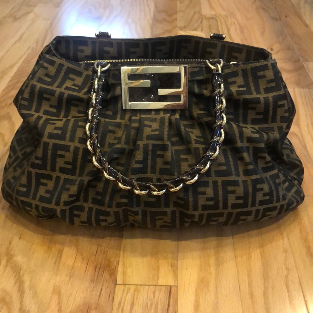 Authentic Large Fendi Zucca